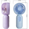 VanSmaGo Mini Ventilateur Portable Fan 3 Pack, Petit Ventilateur de Poche Main Portatif Avec 3 Vitesses, Adapté Aux Enfants, Adu