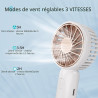 Jsdoin mini-handheld-ventilator, leistungsstarker desktop- mit schnalle, leichter usb-ventilator, geeignet f ür modische frauen,