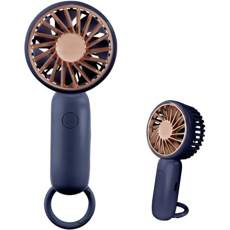 Jsdoin mini-handheld-ventilator, leistungsstarker desktop- mit schnalle, leichter usb-ventilator, geeignet f ür modische frauen,