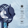 Jsdoin mini-handheld-ventilator, leistungsstarker desktop- mit schnalle, leichter usb-ventilator, geeignet f ür modische frauen,