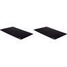 Amazon Basics Grand Rectangulaire Tapis de Souris - Gaming, Noir, Étendu, 902L x 429l mm (Lot de 2)