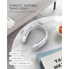 anysun Ventilateur de Cou, Ventilateur Portable avec 66 Sorties d’Air, Flux d’Air 360°, 4 Vitesses, 6000mAh Rechargeable USB, Ve