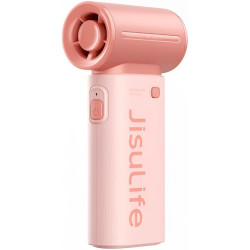 JISULIFE Ventilateur Portable, Turbo Power High Speed Air [12h max temps de refroidissement], vent à 5 Vitesses, Rechargeable de