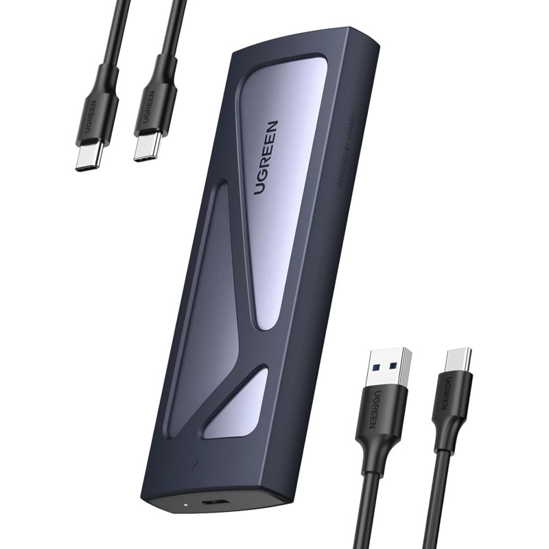 Uvert boîtier m.2 ssd nvme usb 3.2 gen 2 10 gbps adaptateur nvme ssd m.2 2230 2242 2260 2280 compatible avec iphone 17 pro max a