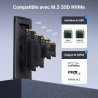 Uvert boîtier m.2 ssd nvme usb 3.2 gen 2 10 gbps adaptateur nvme ssd m.2 2230 2242 2260 2280 compatible avec iphone 17 pro max a