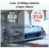 IVANKY Câble DisplayPort vers DisplayPort 3m Ultra HD 4K Câble DP Mâle Mâle en Nylon Tressé & Plaqués Or [4K@60Hz, 2K@165Hz, 2K@