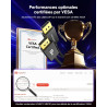 IVANKY 8K Câble Displayport 1.4 2M, [Certifié VESA] 8K@60Hz, 4K@240Hz, 2K@240Hz/165Hz/144Hz, 32.4Gbps Câble DP 1.4 Compatible av