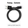 Câble de charge Carplay pour iPhone 16/17/15, 1 m, USB C vers USB, pour iPhone 16, 16 Pro Max, 16 Plus, 16E, 17 Air, 15 Pro Max,