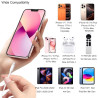 Câble de charge court pour iPhone 16/17/15 Carplay, USB C vers USB pour iPhone 16/16 Pro Max/16 Plus/16E/17 Air/15 Pro Max/Airpo