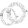 Cable iPhone USB C, Cable USB C vers Lightning 1M+2M, [Certifié MFi] Câble iPhone USBC Chargeur Rapide Fil pour Apple iPhone 14 