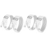 ZMHPJQ Câble USB C Lightnning 2M-Lot de 4 [Certificat MFi] Rapide Type C Câble Charge Chargeur Type C Câble Chargeur pour iPhone