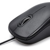 Amazon Basics Souris filaire USB à 3 boutons, Standard, silencieuse, noire