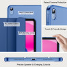 JETech Coque pour iPad (A16) 11ème/10ème Génération (2025/2022), Support Mince Dos Dur Housse Étui avec Veille/Réveil Automatiqu