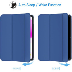 JETech Coque pour iPad (A16) 11ème/10ème Génération (2025/2022), Support Mince Dos Dur Housse Étui avec Veille/Réveil Automatiqu