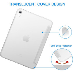 JETech Coque pour iPad (A16) 11ème/10ème Génération (2025/2022), Support Mince Dos Dur Housse Étui avec Veille/Réveil Automatiqu