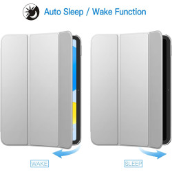 JETech Coque pour iPad (A16) 11ème/10ème Génération (2025/2022), Support Mince Dos Dur Housse Étui avec Veille/Réveil Automatiqu