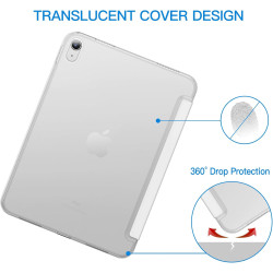 JETech Coque pour iPad (A16) 11ème/10ème Génération (2025/2022), Support Mince Dos Dur Housse Étui avec Veille/Réveil Automatiqu