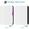 JETech Coque pour iPad (A16) 11ème/10ème Génération (2025/2022), Support Mince Dos Dur Housse Étui avec Veille/Réveil Automatiqu