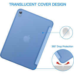JETech Coque pour iPad (A16) 11ème/10ème Génération (2025/2022), Support Mince Dos Dur Housse Étui avec Veille/Réveil Automatiqu