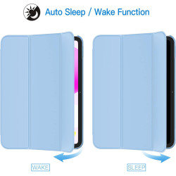 JETech Coque pour iPad (A16) 11ème/10ème Génération (2025/2022), Support Mince Dos Dur Housse Étui avec Veille/Réveil Automatiqu