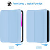 JETech Coque pour iPad (A16) 11ème/10ème Génération (2025/2022), Support Mince Dos Dur Housse Étui avec Veille/Réveil Automatiqu