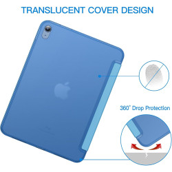 JETech Coque pour iPad (A16) 11ème/10ème Génération (2025/2022), Support Mince Dos Dur Housse Étui avec Veille/Réveil Automatiqu