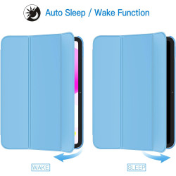 JETech Coque pour iPad (A16) 11ème/10ème Génération (2025/2022), Support Mince Dos Dur Housse Étui avec Veille/Réveil Automatiqu