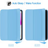 JETech Coque pour iPad (A16) 11ème/10ème Génération (2025/2022), Support Mince Dos Dur Housse Étui avec Veille/Réveil Automatiqu