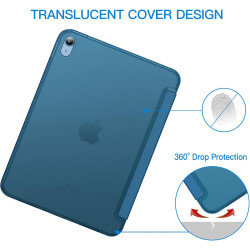 JETech Coque pour iPad (A16) 11ème/10ème Génération (2025/2022), Support Mince Dos Dur Housse Étui avec Veille/Réveil Automatiqu