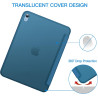 JETech Coque pour iPad (A16) 11ème/10ème Génération (2025/2022), Support Mince Dos Dur Housse Étui avec Veille/Réveil Automatiqu