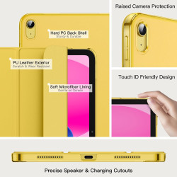 JETech Coque pour iPad (A16) 11ème/10ème Génération (2025/2022), Support Mince Dos Dur Housse Étui avec Veille/Réveil Automatiqu