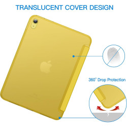 JETech Coque pour iPad (A16) 11ème/10ème Génération (2025/2022), Support Mince Dos Dur Housse Étui avec Veille/Réveil Automatiqu