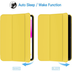 JETech Coque pour iPad (A16) 11ème/10ème Génération (2025/2022), Support Mince Dos Dur Housse Étui avec Veille/Réveil Automatiqu
