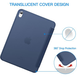 JETech Coque pour iPad (A16) 11ème/10ème Génération (2025/2022), Support Mince Dos Dur Housse Étui avec Veille/Réveil Automatiqu