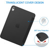 JETech Coque pour iPad (A16) 11ème/10ème Génération (2025/2022), Support Mince Dos Dur Housse Étui avec Veille/Réveil Automatiqu