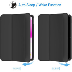 JETech Coque pour iPad (A16) 11ème/10ème Génération (2025/2022), Support Mince Dos Dur Housse Étui avec Veille/Réveil Automatiqu