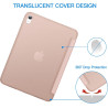 JETech Coque pour iPad (A16) 11ème/10ème Génération (2025/2022), Support Mince Dos Dur Housse Étui avec Veille/Réveil Automatiqu