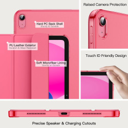 JETech Coque pour iPad (A16) 11ème/10ème Génération (2025/2022), Support Mince Dos Dur Housse Étui avec Veille/Réveil Automatiqu