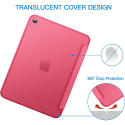 JETech Coque pour iPad (A16) 11ème/10ème Génération (2025/2022), Support Mince Dos Dur Housse Étui avec Veille/Réveil Automatiqu