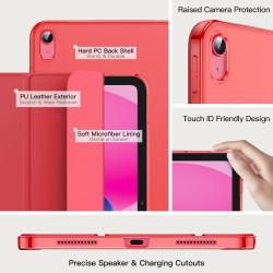 JETech Coque pour iPad (A16) 11ème/10ème Génération (2025/2022), Support Mince Dos Dur Housse Étui avec Veille/Réveil Automatiqu