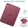 JETech Coque pour iPad (A16) 11ème/10ème Génération (2025/2022), Support Mince Dos Dur Housse Étui avec Veille/Réveil Automatiqu