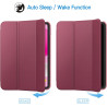 JETech Coque pour iPad (A16) 11ème/10ème Génération (2025/2022), Support Mince Dos Dur Housse Étui avec Veille/Réveil Automatiqu