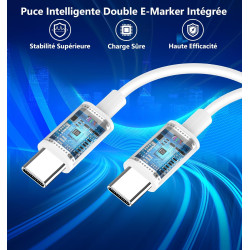 [Certifié Apple MFi] Chargeur iPhone 17, Rombica 4Pack 40W USB-C Chargeur Adaptateur D’alimentation Dynamique Mural Type-C Charg