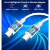 [Certifié Apple MFi] Chargeur iPhone 17, Rombica 4Pack 40W USB-C Chargeur Adaptateur D’alimentation Dynamique Mural Type-C Charg
