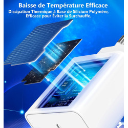 [Certifié Apple MFi] Chargeur iPhone 17, Rombica 4Pack 40W USB-C Chargeur Adaptateur D’alimentation Dynamique Mural Type-C Charg