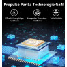 Chargeur USB, Rombica 40W 4-Port Prise Chargeur Rapide QC 3.0, 4USB Chargeur Bloc Multiple Secteur QC+USB 3.1A Adaptateur pour i