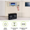 Tecnoware Power Systems Store Batterie au plomb étanche 12 V Capacité 7,2 Ah