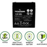 Tecnoware Power Systems - Batterie au Plomb Étanche, 12 V 5 Ah, Pour Onduleur, Systèmes de Vidéosurveillance et Alarme, Cosse Fa