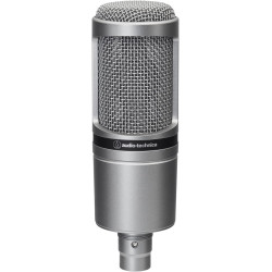 Audio-Technica AT2020GM Microphone Cardioïde à Électret Argent