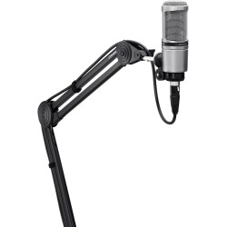 Audio-Technica AT2020GM Microphone Cardioïde à Électret Argent